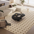 Irregular Coffee Table, Cute Modern Living Room Cloud Table, Cartoon Coffee Table, Four-Legged Living Room Indoor Coffee Table, Small Space Minimalist Style Center Table, Small Space, Easy to Assemble