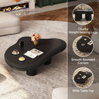 Irregular Coffee Table, Cute Modern Living Room Cloud Table, Cartoon Coffee Table, Four-Legged Living Room Indoor Coffee Table, Small Space Minimalist Style Center Table, Small Space, Easy to Assemble