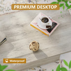 Modern Minimalist Coffee Table, 55 LBS Capacity, 47.25-Inch Waterproof Desktop, Premium Design for Living Room and Office
